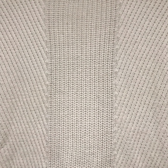 Athleta Merino Wool Crew Neck Womens Pullover Cream Sweater W/ Side Slits Size S - Picture 5 of 12